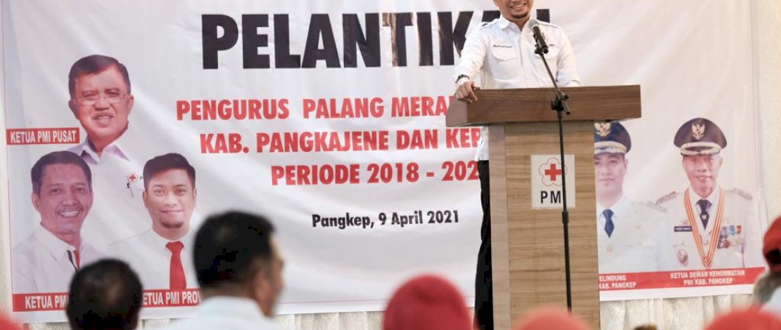 Adnan Titip 3 Pesan untuk Pengurus PMI Pangkep