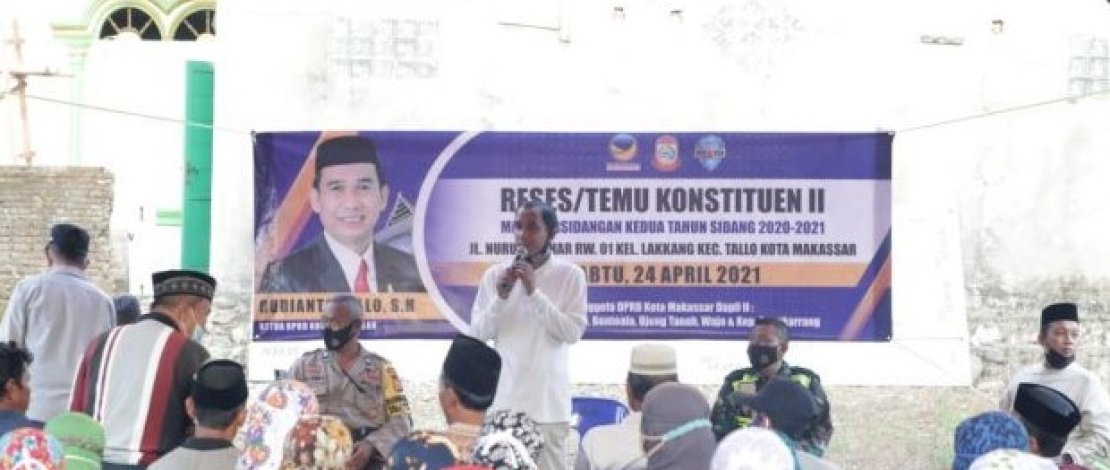 Sambangi Konstituennya di Pulau Lakkang, Ketua DPRD Makassar Janji Kawal Pembangunan Jembatan