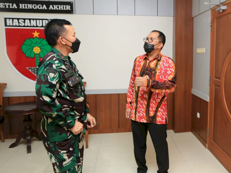 Silaturahim Wali Kota Makassar-Pangdam XIV Hasanuddin, Danny Pomanto Beberkan Satgas Covid Hunter
