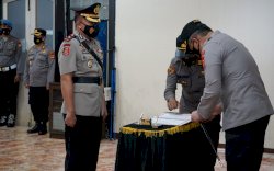 Pimpin Sertijab Kapolsek Biringkanaya, Kapolrestabes: Polsek Harus Jadi Lini Depan Deteksi Dini