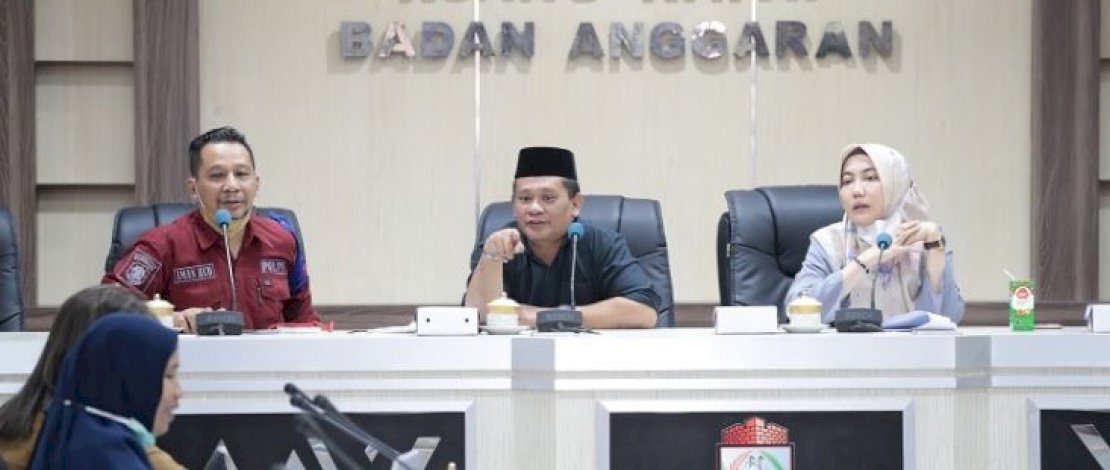 Suasana rapat banggar DPRD Kota Makassar. (Foto: DPRD Kota Makassar)