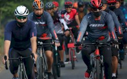 Perkuat Silaturahmi, Pemkot Makassar - Forkopimda Gelar Sepeda Santai 