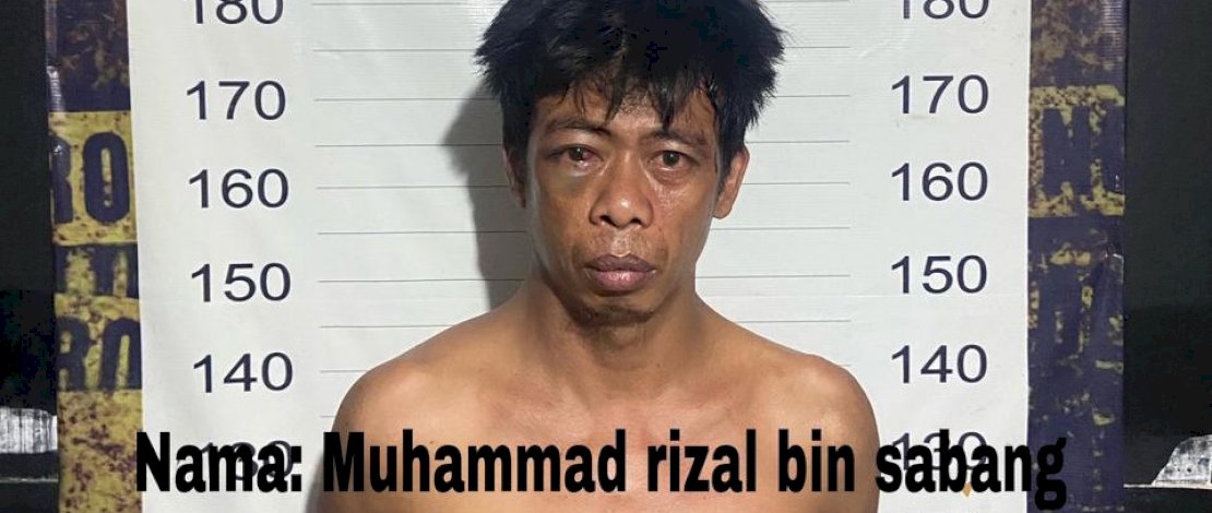 Pelaku dan barang bukti.