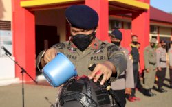 Terima &ldquo;Amunisi&ldquo; Baru, Ini Perintah Danyon C Pelopor kepada Bintara Remaja