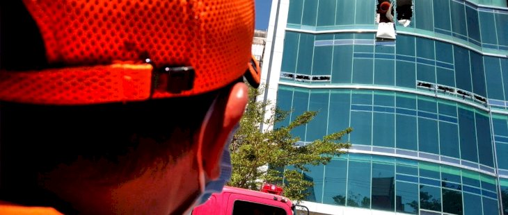 Gedung di Panakkukang Terbakar