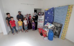 Pengungsi Gaza Korban Agresi Israel Tempati Hunian Baru⁣ ⁣