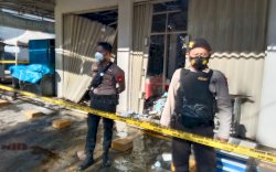 Diduga Akibat Korlseting Arus Listrik, Indomaret BPS Sudiang Terbakar