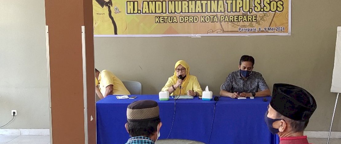 Terapkan Prokes Secara Ketat, Ketua DPRD Parepare Serap Aspirasi Warga