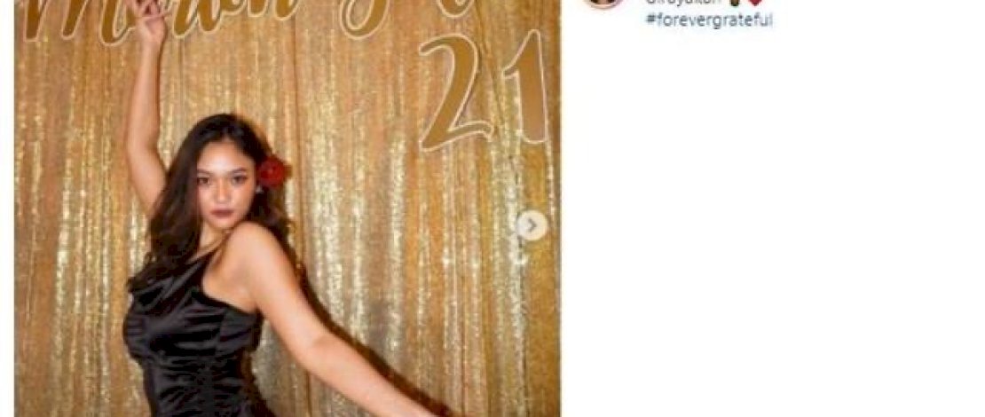 Unggah Foto Perayaan Ultah ke 21, Marion Jola Dicibir Nitizen; Muka dan Usianya Jauh Beda 