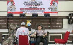 Jaga Ketersediaan Darah di Tengah Pandemi, Polda Sulsel Gelar Donor Darah