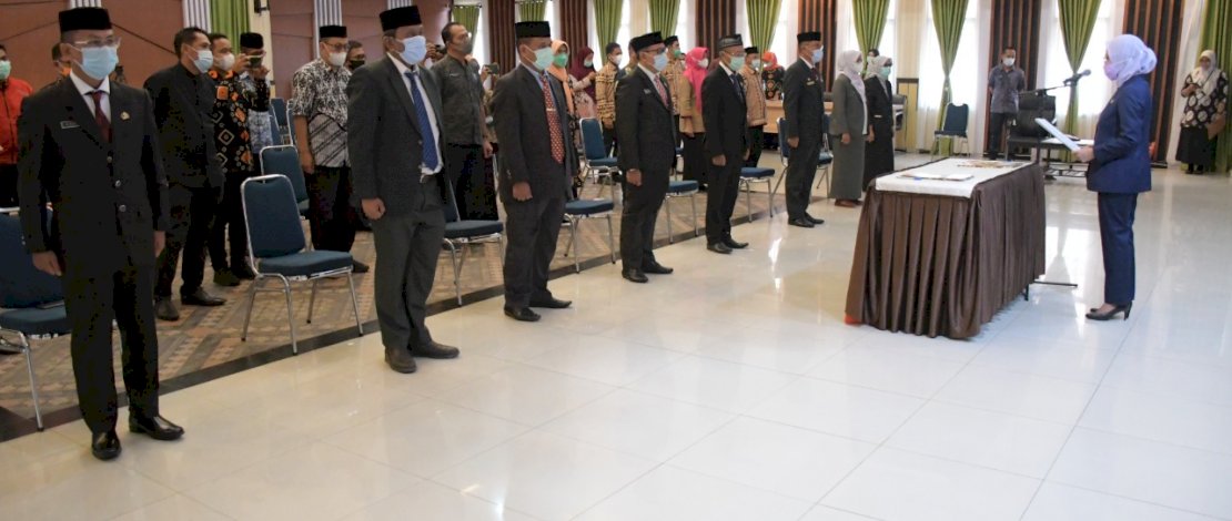 Atas Izin Mendagri, Bupati Luwu Utara Lantik 9 Pejabat Pimpinan Tinggi Pratama