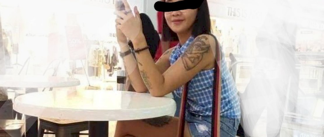 Lala saat masih bebas dan setelah dibekuk polisi.