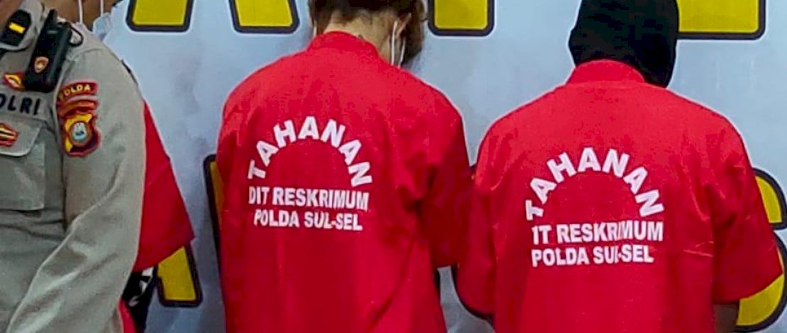 Lala saat masih bebas dan setelah dibekuk polisi.