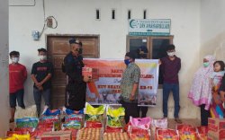 Kunjungi Panti Asuhan, Danyon B Satbrimob Polda Sulsel Ingatkan Protokol Kesehatan