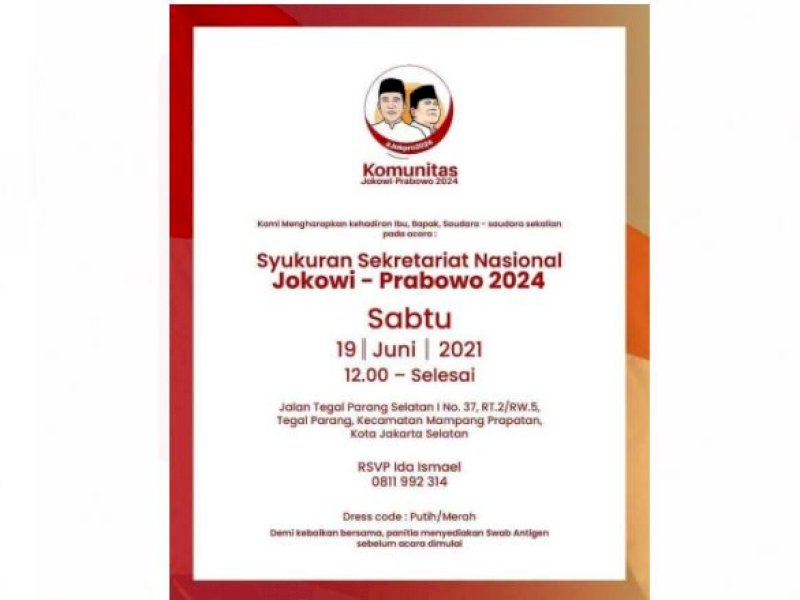 JokPro 2024 Dinilai Pengamat Tak Sehat Buat Demokrasi
