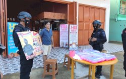 Cegah Meluasnya Klaster Idulfitri, Brimob Yon C Bone Patroli Yustisi