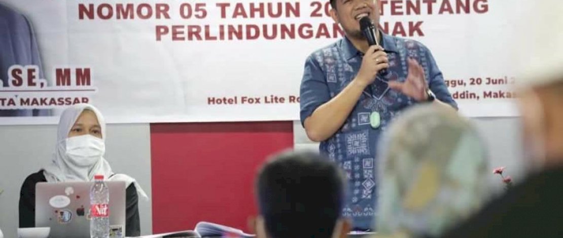 DPRD Kota Makassar Andi Pahlevi Gelar Sosialisasi Perlindungan Anak DPRD Kota Makassar Andi Pahlevi Gelar Sosialisasi Perlindungan Anak