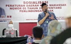 DPRD Kota Makassar Andi Pahlevi Gelar Sosialisasi Perlindungan Anak