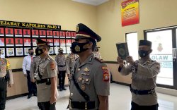 Sertijab Kapolsek Maniangpajo dan Pelantikan Kasiwas Polres Wajo