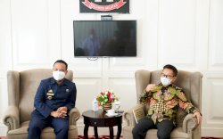 Pantau Progres Proyek Infrastruktur, Stafsus Wapres Sukriansyah Latief Temui Plt Gubernur Sulsel