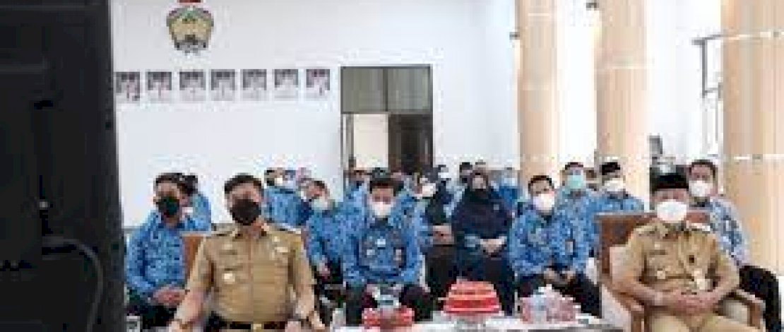 Bupati dan Wabup Gowa Bersama Jajaran Ikuti Arahan Plt Gubernur Sulsel