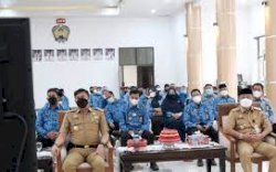 Bupati dan Wabup Gowa Bersama Jajaran Ikuti Arahan Plt Gubernur Sulsel