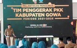 Adnan Minta Program PKK Terintegrasi dengan Kebijakan Pemkab Gowa