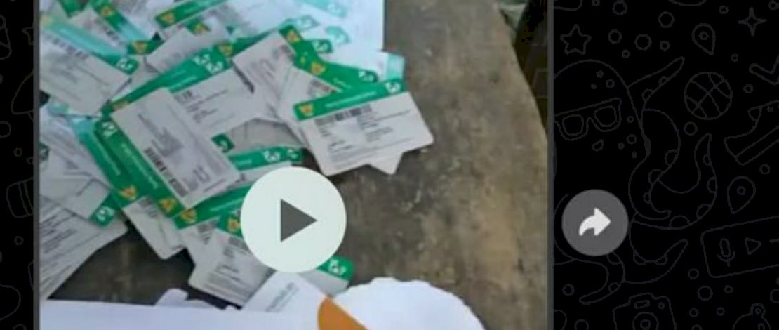 Kartu BPKS Kesehatan ditemukan di tempat sampah.