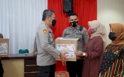 Silaturahmi dengan Purnawirawan dan Warakawuri, Kapolrestabes: Vaksin Paling Ampuh Terapkan Protokol Kesehatan