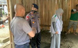 Berkat Sinergitas BAZNAS, Brimob Dan Kodim Bone, Mustamin Mendapatkan Rumah Layak Huni