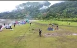 Viral di Medsos, Oknum Diduga Sopir Camat Lembang Jadikan Lembah Salimbongang Arena Motor Cross