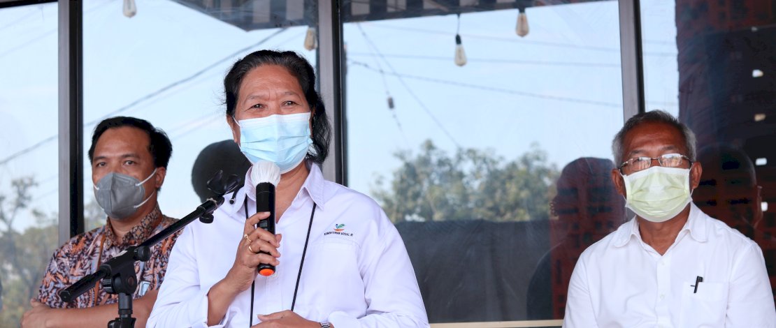 Syukuran Sentra Kreasi Atensi, Jalan Salodong, Kota Makassar. 