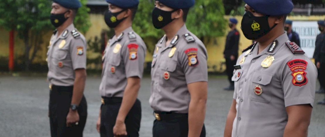 Pesan Danyon C Pelopor Saat Pimpin Upacara Kenaikan Pangkat