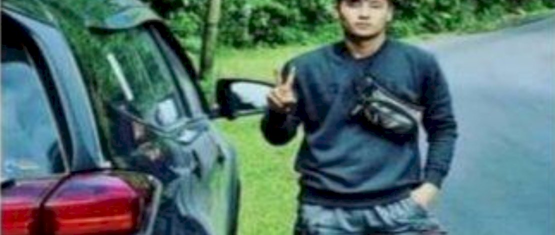 Sosok pria yang diduga pelaku pembunuhan terhadap Nasruddin, pengusaha emas asal Enrekang.