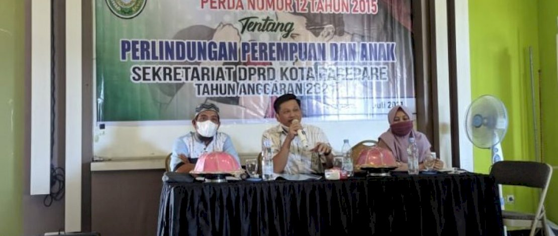 Libatkan DP3A, Legislator DPRD Parepare Suyuti Sosialisasikan Perda Perlindungan Perempuan dan Anak