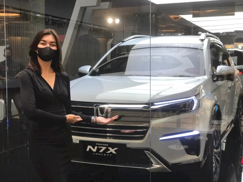 Pertama Kali Tampil di Luar Pulau Jawa, Mobil Konsep Honda N7X Hadir di Kota Makassar