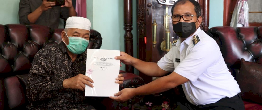 Diterima Danny, Haji Idris Ibahkan Tanah untuk Kantor Kelurahan Sudiang