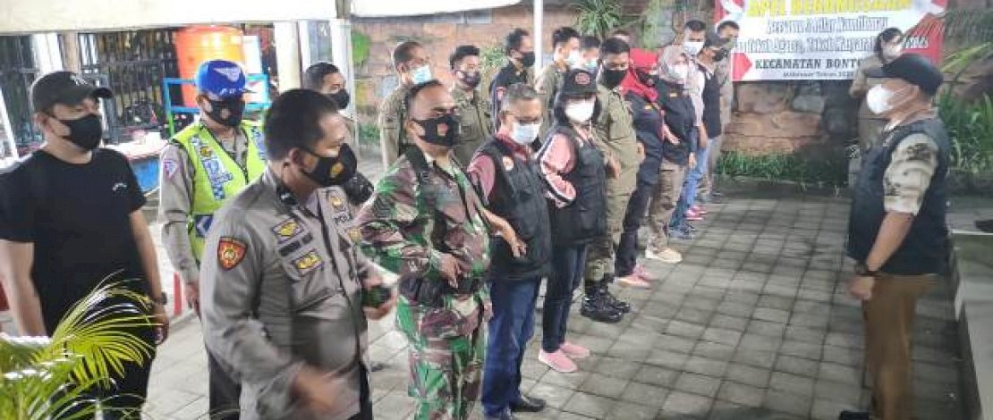 Satgas Raika Bubarkan Kerumunan Klub Motor di Tanjung Bunga