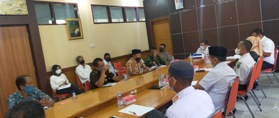 Suasana rapat pelaksanaan Iduladha di Luwu Utara.