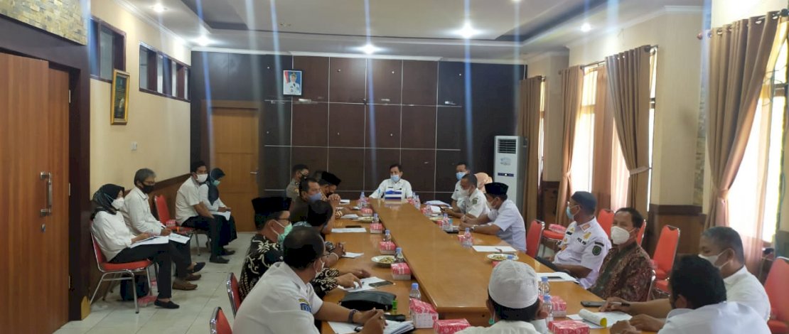 Suasana rapat pelaksanaan Iduladha di Luwu Utara.