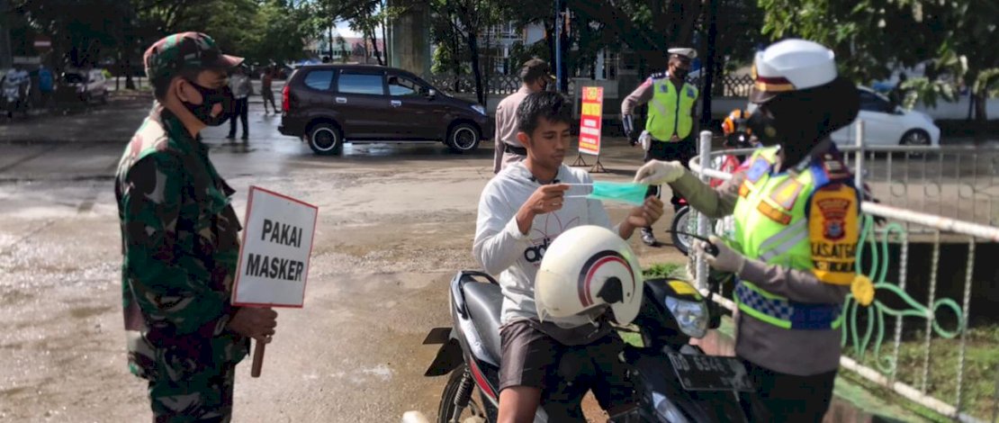 Operasi yustisi yang digelar Satlantas Polres Maros. 