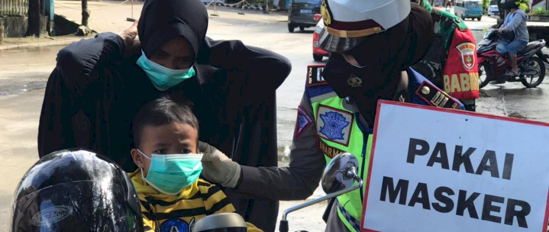 Operasi yustisi yang digelar Satlantas Polres Maros. 