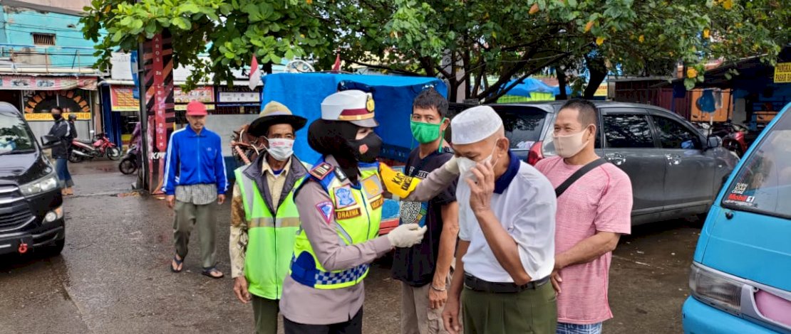 Operasi yustisi yang digelar Satlantas Polres Maros. 