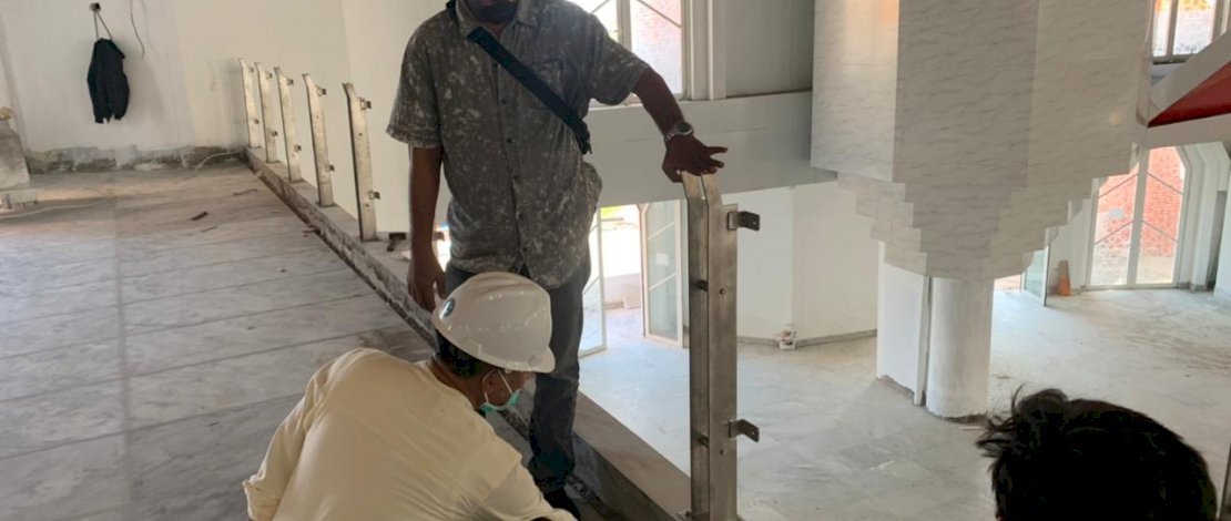 Pembangunan Masjid 99 Kubah kembali dilanjutkan oleh Pemprov Sulsel.