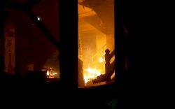 Kantor Perpustakaan Daerah Selayar Terbakar
