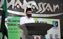 Dihadapan Rapat Kerja KAHMI Kota Makassar Danny Paparkan Isolasi Apung Bagi Pasien Covid 19