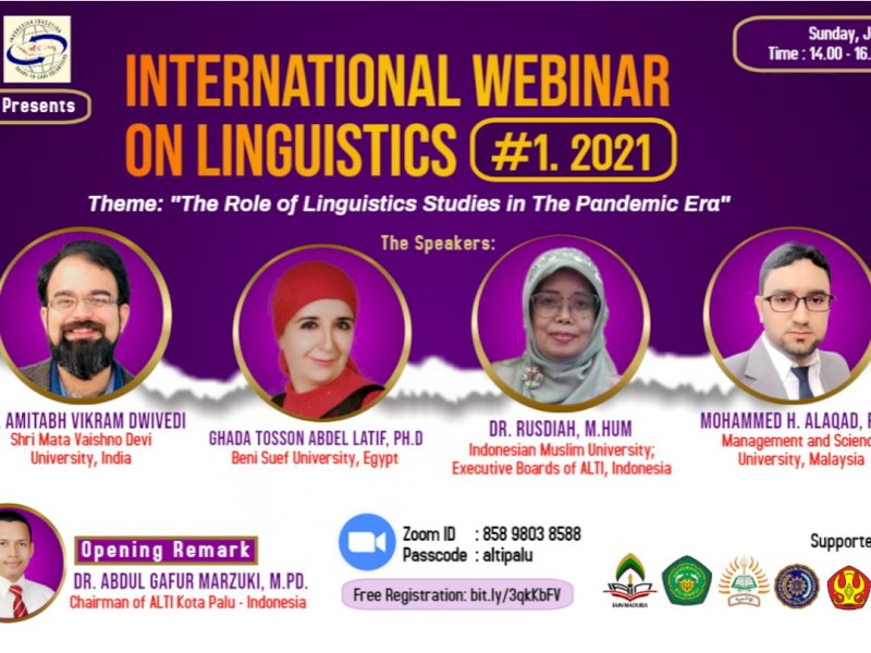 Dosen Fakultas Sastra UMI Jadi Keynote Speaker di International Webinar