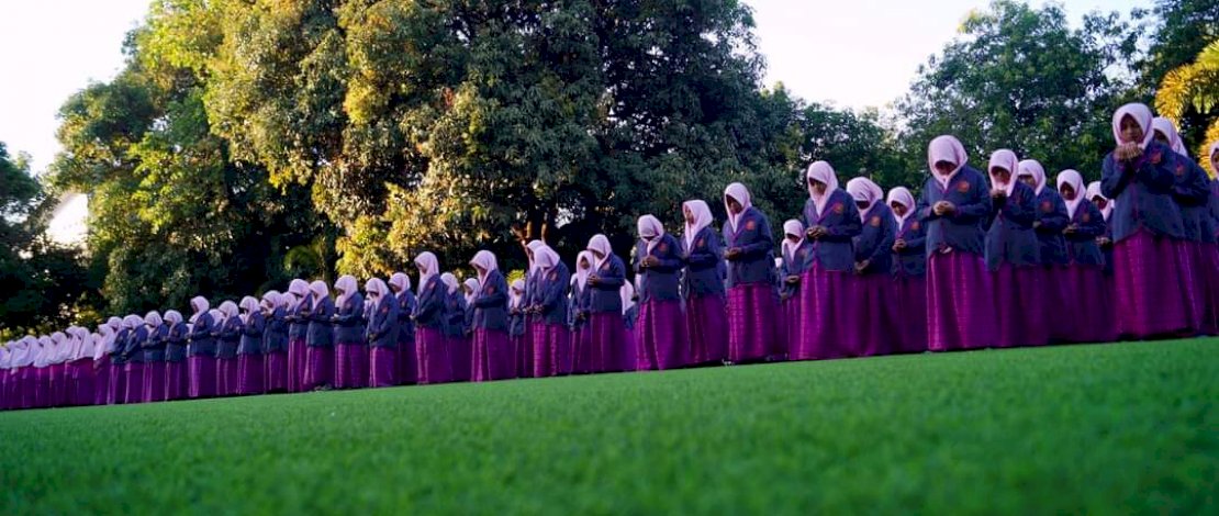 Suasana di dalam Pondok Pesantren Darul Isitiqamah, Maros.
