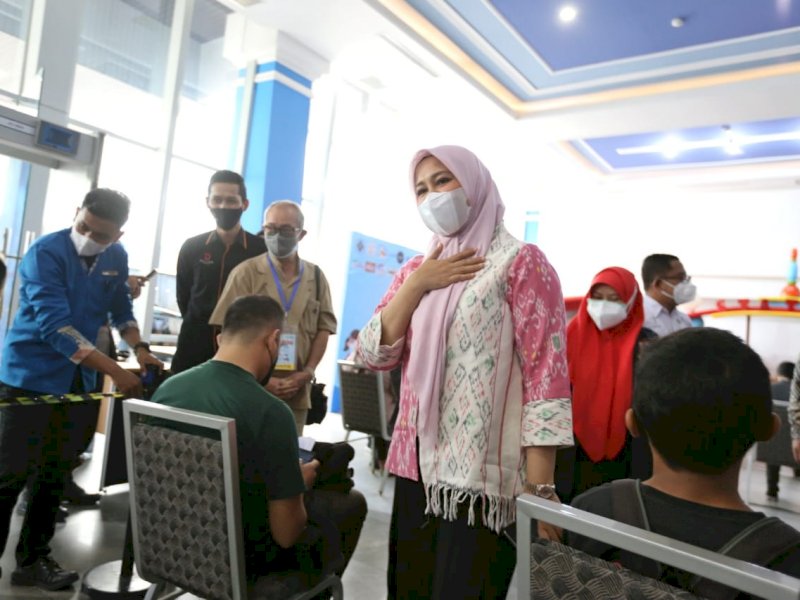 Fatma Pantau Wisata Vaksin Gratis yang Digelar PHRI Makassar