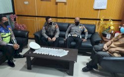 Hadapi Sekolah Tatap Muka, Satlantas Polres Sidrap dan Disdik Rapat Koordinasi